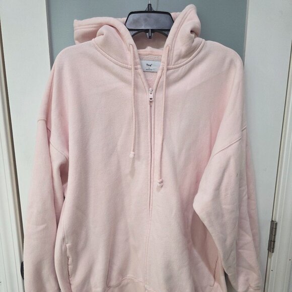 TNA Tops - TNA Women’s Pink Full-Zip Hoodie Sweatshirt – Size L – Cozy Casual Loungewear